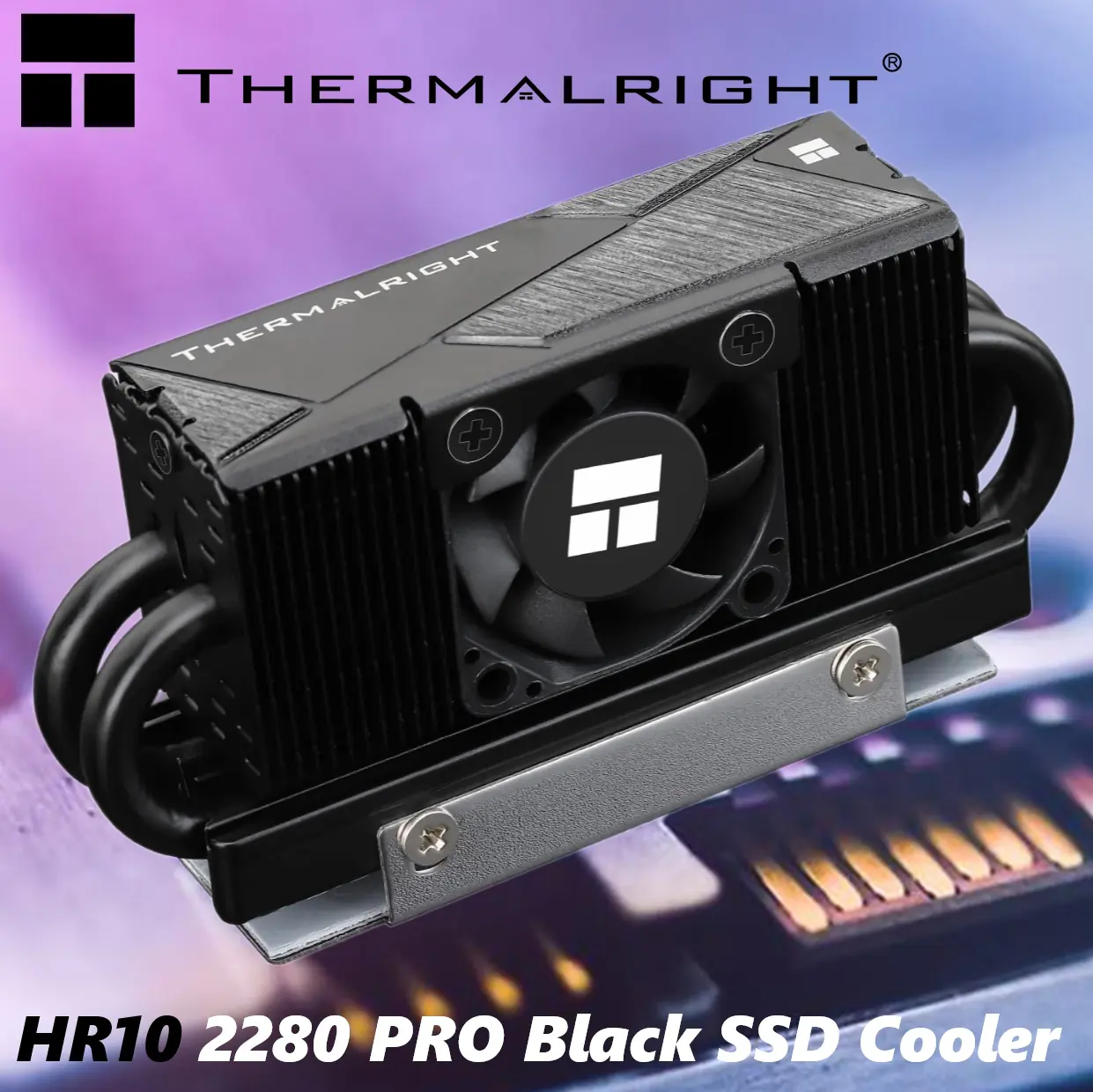 HR-10-2280-PRO-B HR10 2280 PRO Black SSD Cooler Heatsink Thermalright HR10 2280 PRO Black SSD Cooler