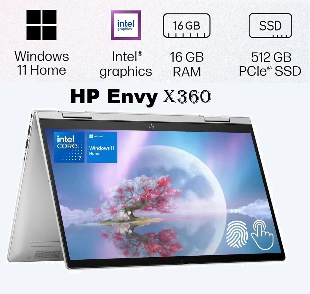 HP Envy x360 14-ES1023DX 9R8R3UA#ABA HP Envy x360 14-ES1023DX 9R8R3UA#ABA HP Envy x360 14-ES1023DX  9R8R3UA#ABA 2-IN-1 | Core™ 7 150U 5.4 GHz | 512GB SSD